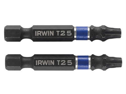 Impact Screwdriver Bits TORX TX25 50mm Pack of 2 | Toolden
