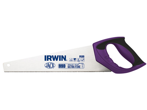 IRWIN Jack JAK990UHPTB 990UHP Fine Junior / Toolbox Handsaw Soft-Grip 335mm (13in) 12tpi | Toolden