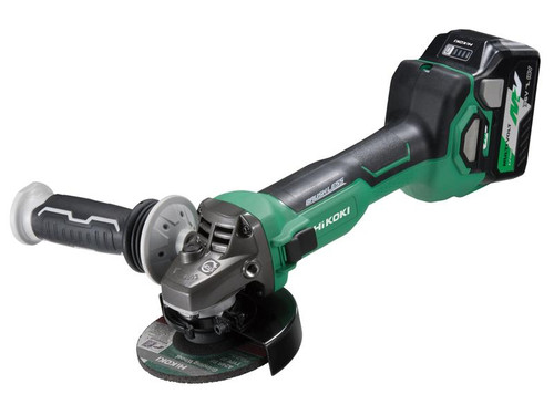 HiKOKI HIKG3612DAJR G3612DA/JRZ Brushless Angle Grinder 115mm 18/36V 2 x 5.0/2.5Ah Li-ion | Toolden