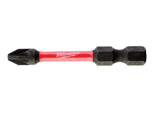 Milwaukee MIL430866 SHOCKWAVE Impact Duty Bits PZ2 50mm (Pack 10) | Toolden