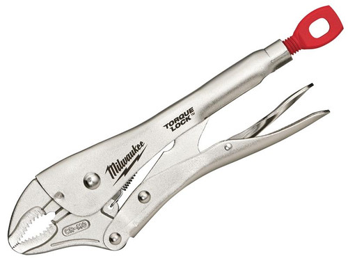 Milwaukee Hand Tools MHT48223420 TORQUE LOCK Curved Jaw Locking Pliers 254mm (10in) | Toolden