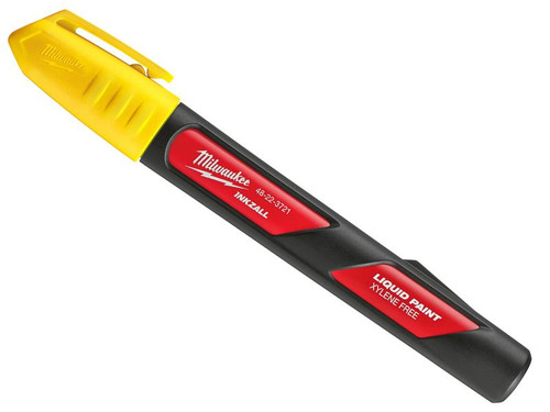Milwaukee Hand Tools MHT48223721 INKZALL Liquid Paint Marker Yellow | Toolden