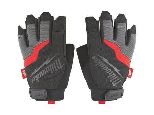 Milwaukee Hand Tools MHT48229743 Fingerless Gloves - Extra Large (Size 10) | Toolden