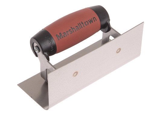 Marshalltown 66SSD Internal Corner Trowel Rounded Stainless Steel DuraSoft Handle from Toolden.