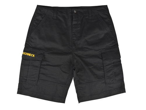 Roughneck Clothing RNKSHORT34 Black Work Shorts Waist 34in | Toolden