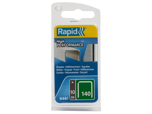 Rapid RPD14010NB 140/10NB 10mm Galvanised Staples Narrow Box 650 | Toolden