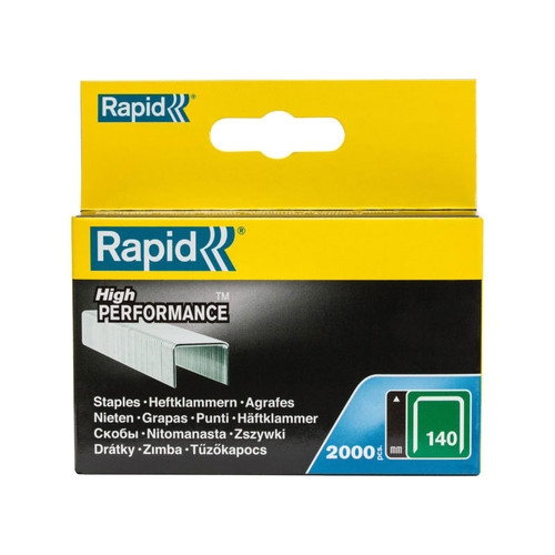 Rapid RPD1406 140/6 6mm Galvanised Staples Box 2000 | Toolden