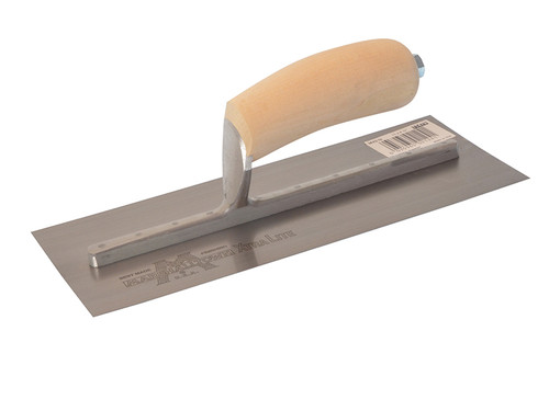 Marshalltown MXS1 Plasterers Finishing Trowel Wooden Handle 11in x 4.1/2in from Toolden.