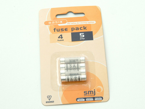 SMJ SMJFU05AC 5A Fuses (Pack 4) | Toolden