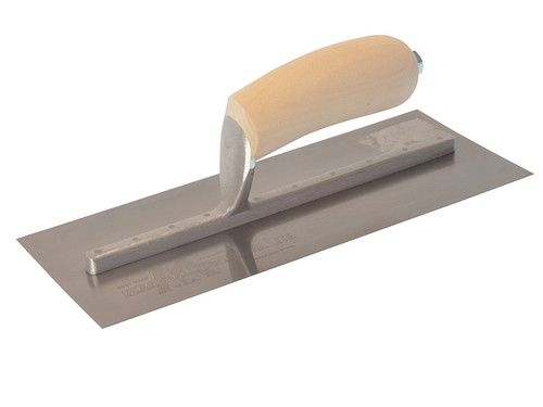 Marshalltown MXS1SS Plasterers Finishing Trowel Stainless Steel Wooden Handle 11in x 4.1/2in from Toolden.