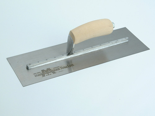 Marshalltown MXS73 Cement Trowel Wooden Handle 14 x 4.3/4in from Toolden.