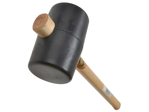 Thor THO957 957 Black Rubber Mallet 90mm 1200g | Toolden