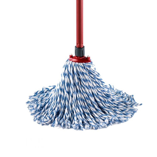 VIL126575 SUPERMOCIO MICROFIBRE & COTTON MOP HEAD AND HANDLE | Toolden