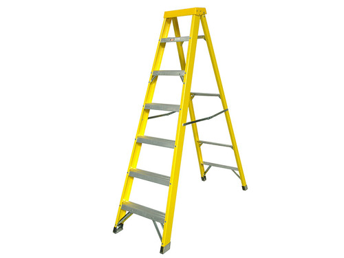 Zarges ZAR300517 Fibreglass Swingback Steps Open 1.87m Closed 2.07m 7 Rungs | Toolden