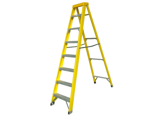 Zarges ZAR300518 Fibreglass Swingback Steps Open 2.15m Closed 2.38m 8 Rungs | Toolden