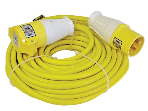 Faithfull Power Plus FPPTL14HDUTY Trailing Lead 110V 16A 2.5mm Cable 14m | Toolden