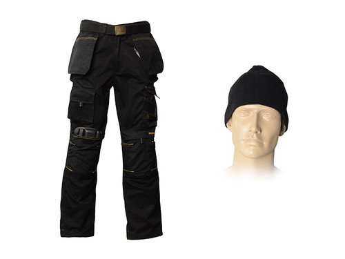 Roughneck Clothing 32in Trouser Pack, Belt, Beanie & Kneepads