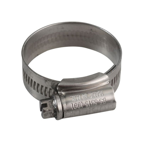 Jubilee JUB1SS 1 Stainless Steel Hose Clip 25 - 35mm (1 - 1.3/8in) | Toolden
