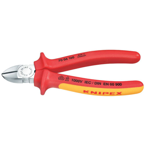 Knipex KPX7006180 VDE Diagonal Cutter 180mm  | Toolden