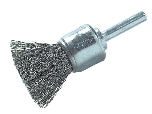 Lessmann LES45516107 DIY End Brush with Shank 25mm 0.30 Steel Wire | Toolden