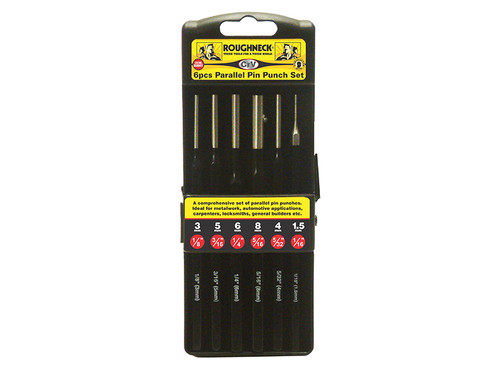 Roughneck Parallel Pin Punch Set of 6