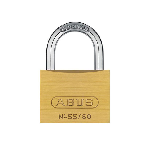 ABUS Mechanical ABU5560C 55/60mm Brass Padlock Carded | Toolden