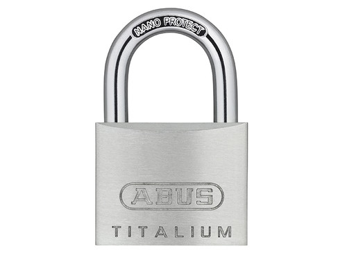 ABUS Mechanical ABU64TI40C 64TI/40mm TITALIUM Padlock Carded