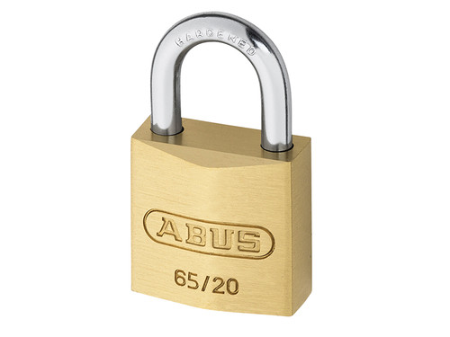 ABUS Mechanical ABU6520C 65/20mm Brass Padlock Carded | Toolden