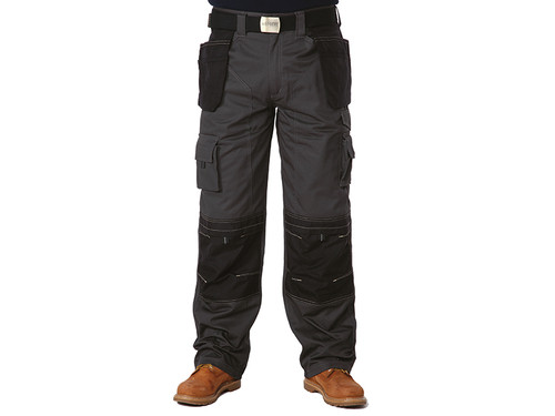 Apache APAHTG3132 Black & Grey Holster Trousers Waist 32in Leg 31in | Toolden