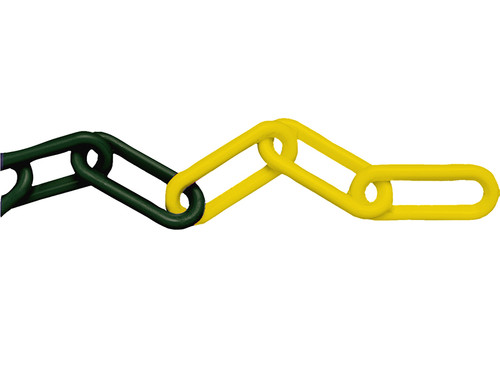 Faithfull FAICHPYB812C Plastic Chain 8mm x 12.5m Yellow / Black | Toolden