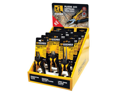 Roughneck ROUCOMB1CDU Roughneck Pliers Counter Display 14 Piece | Toolden