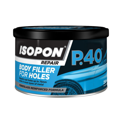 U-POL UPOP40S P.40 Body Filler for Holes Tin 250ml  | Toolden