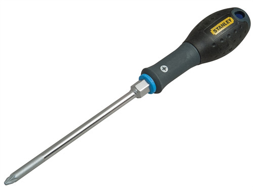 Stanley Tools FatMax Bolster Screwdriver Pozi 3pt x 150mm| Toolden