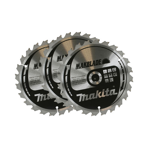 Makita B-08997 305mm x 30mm x 40T Makblade Mitre Saw Blade Pack Of 3 | Toolden