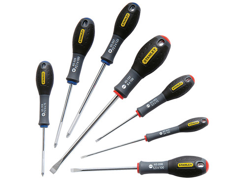 Stanley Tools FatMax Screwdriver Set Parallel/Flared/Pozi Set of 7