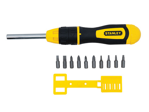 Stanley Tools Multibit Ratchet Screwdriver &10 Bits
