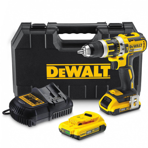 DeWalt DCD795D2 Compact Brushless Hammer Drill Driver 18 Volt 2 x 2.0Ah Li-Ion from Toolden.