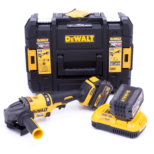 DeWalt DCG414T2 XR FlexVolt Grinder 54 Volt 2 x 6.0Ah Li-Ion