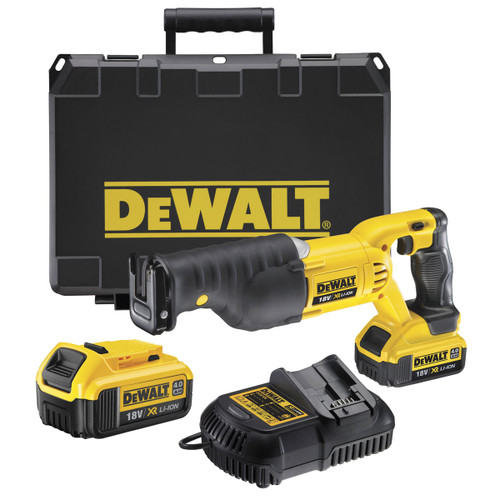 DeWalt DCS380M2 XR Premium Reciprocating Saw 18 Volt 2 x 4.0Ah Li-Ion from Toolden