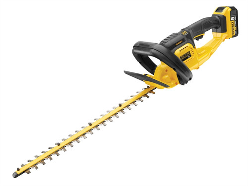 DeWalt DCM563P1 Cordless Hedge Trimmer 18 Volt 1 x 5.0Ah from Toolden