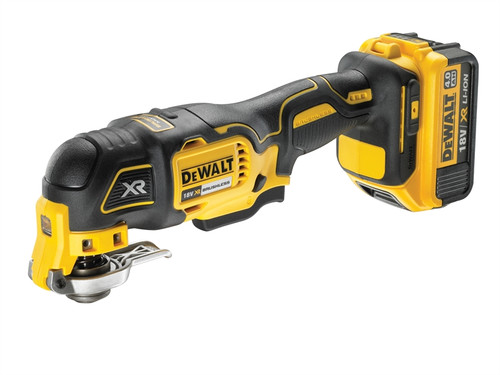 DeWalt DCS355M1 XR Brushless Oscillating Tool 18 Volt 1 x 4.0Ah Li-Ion from Toolden