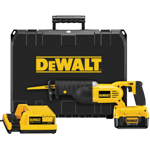 DeWalt DC305M2 Cordless Reciprocating Saw & Kit Box 36 Volt 2 x 4.0Ah Li-Ion | Toolden