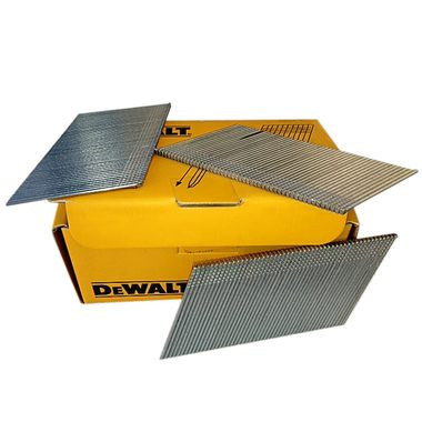 DeWalt DT9902QZ Box of 2500 44mm 16G Angled Galvanised Nails from Toolden
