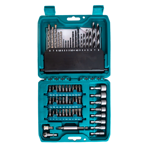 Makita P-90358 Pro Power Drill 60 Piece Accessory Set