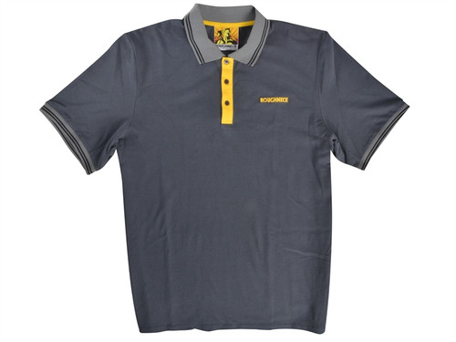 Roughneck Clothing Grey Polo Shirt - Medium(39-41in) | Toolden