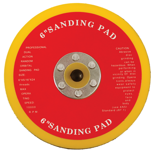 Abracs PSA Backing Pads 150mm x 5/16 UNF Thread