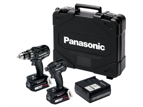 Panasonic EYC217LS2F 14.4v Twin Combi & Impact Driver Pack with 2 x 4.2Ah Batteries