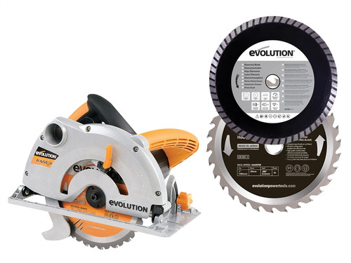 Evolution RAGE-1B Circular Saw Pro-Pack 1200W 110V