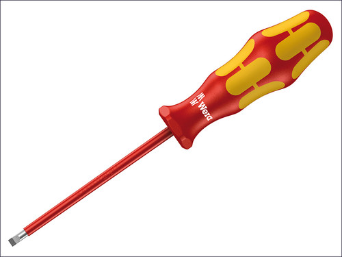 Wera Kraftform Plus 160i VDE Insulated Screwdriver Slotted Tip 4.0 x 100mm