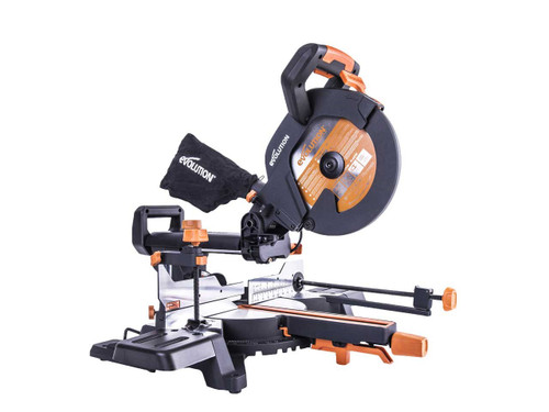 Evolution Pro Multi-Material Sliding Mitre Saw 255mm 1600W 230V | Toolden